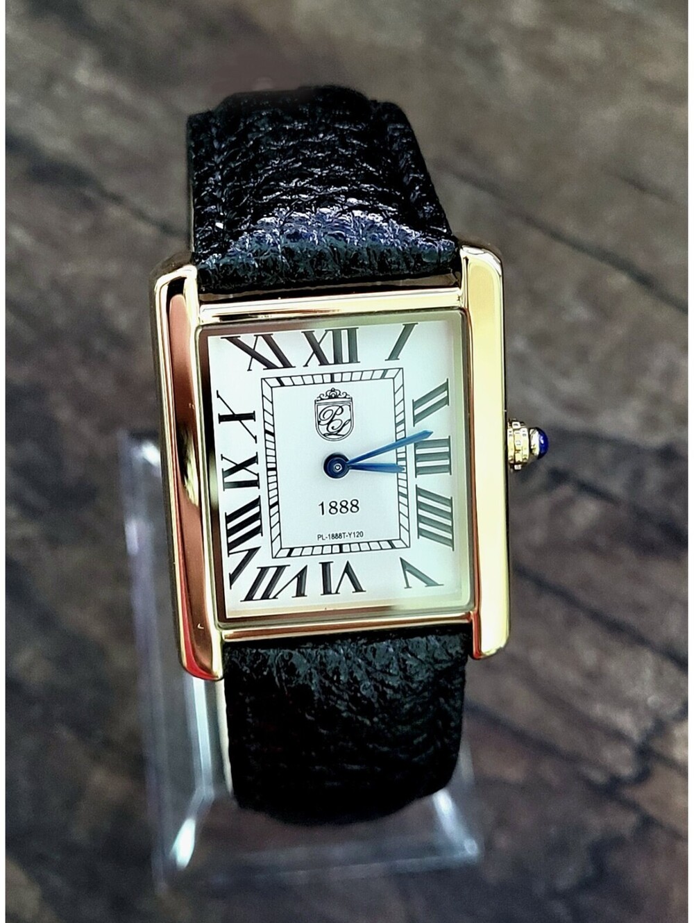 Swiss Design Pierre Lucerne 1888 Gold Men's Tank Watch